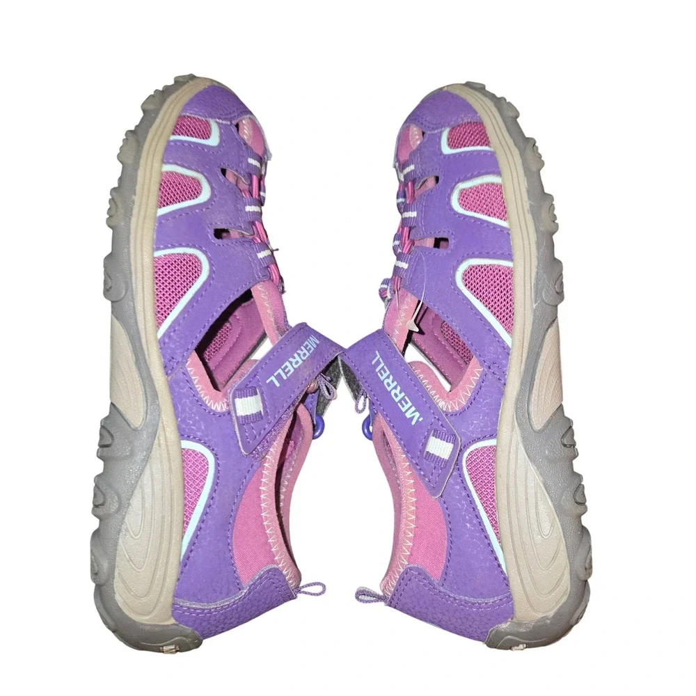 Merrell Hydro H20 Water Hiking Shoes Big Girls Size 4 Berry Pink Purple MK165683
